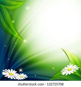 vector floral backdrop with copy space for your text. Eps10