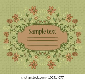 vector floral background
