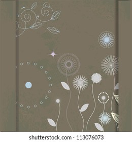 Vector floral background