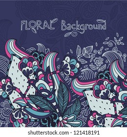 vector floral background