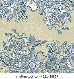vector floral background