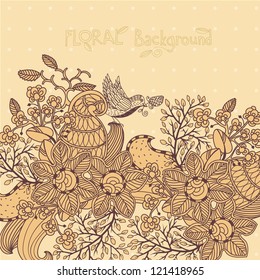 vector floral background