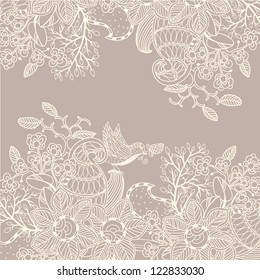 vector floral background