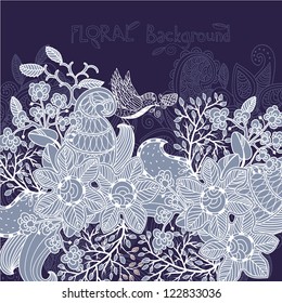 vector floral background