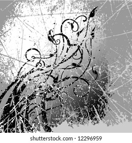 Vector floral background