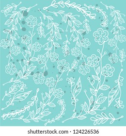 Vector floral background.