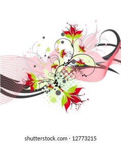 vector floral background