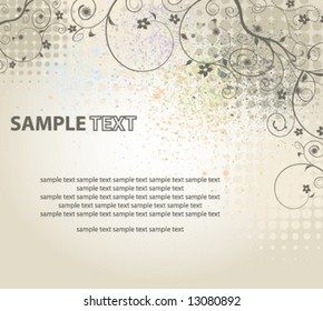 vector floral background