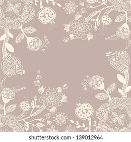 vector floral  background