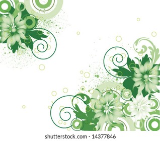 vector floral background