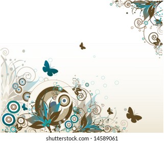 vector floral background