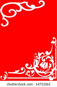 Vector floral background