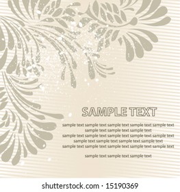 vector floral background