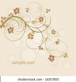 vector floral background