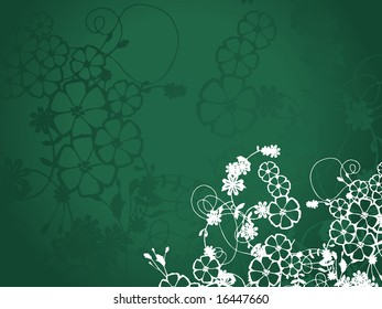 vector floral background