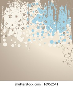vector floral background