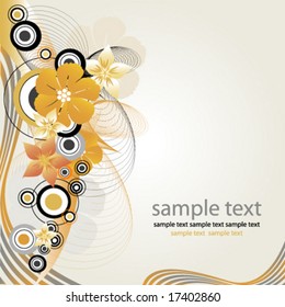 vector floral background