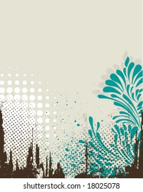 vector floral background