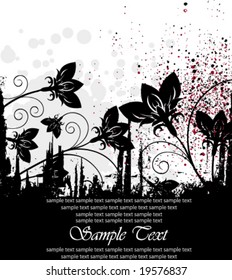 vector floral background