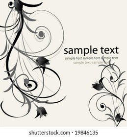 vector floral background