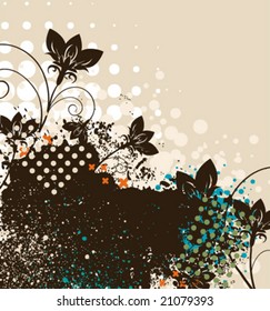 vector floral background