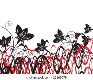 vector floral background