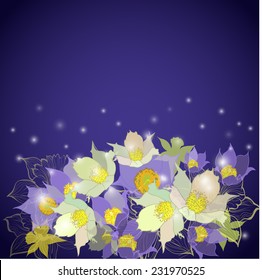 vector floral background