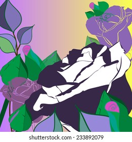 vector floral background