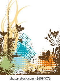 vector floral background