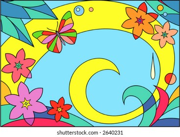 Vector Floral Background