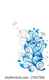 Vector floral background