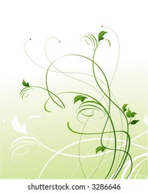 Vector floral background