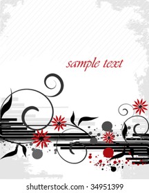 vector floral background