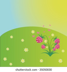 vector floral background