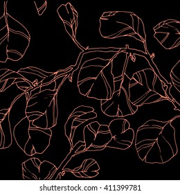 Vector floral background
