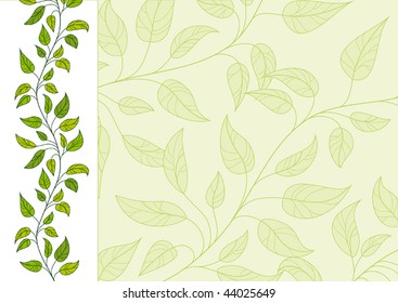 Vector floral background