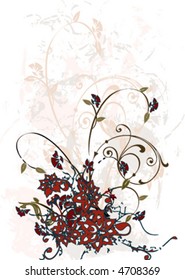 vector floral background