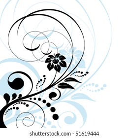 Vector floral background
