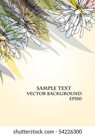 vector floral background
