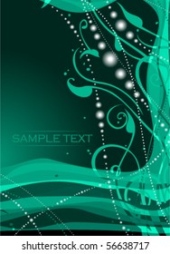 Vector floral background