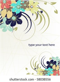 vector floral background