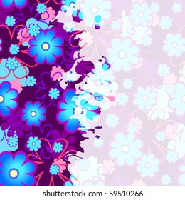 Vector floral background