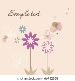 Vector Floral Background