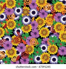 vector floral background