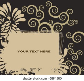 vector floral background