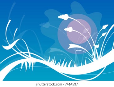 vector floral, background