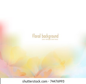 vector floral background