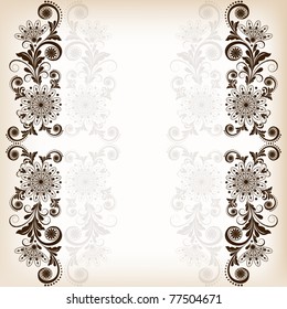 vector  floral  background