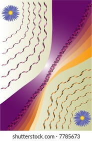 Vector floral background