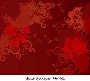 vector floral background